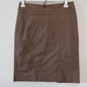 LOFT Tan Pencil Skirt